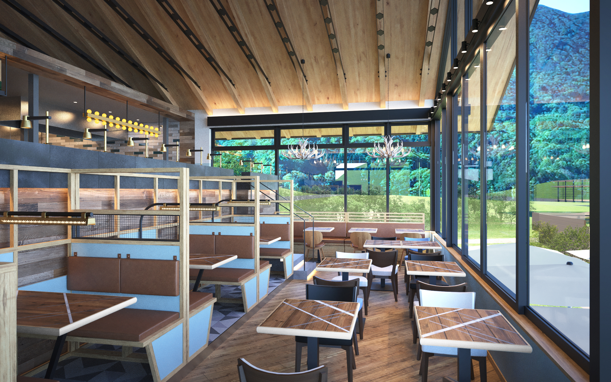 レストラン完成予定図